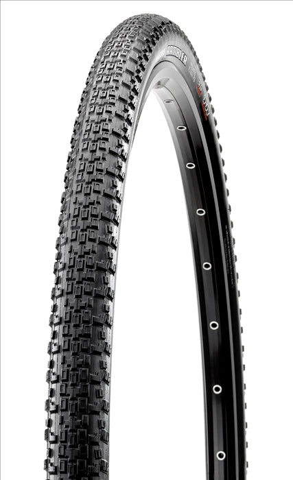 Maxxis Rambler Gravel and Dirt Road Racing Tire - 700 x 40 Size with SilkShield/TR Technology in Black Color