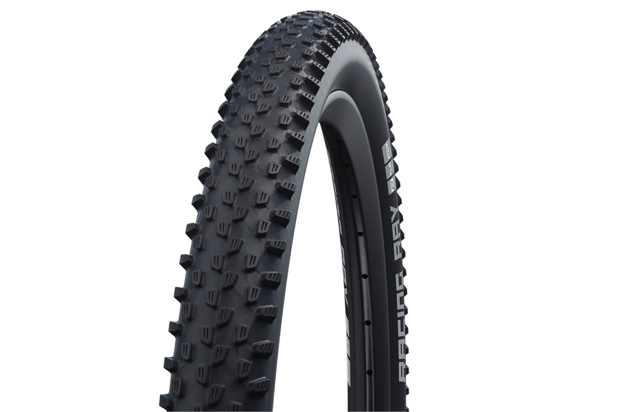 Schwalbe High - Performance Racing Bicycle Tyre - Racing Ray, 29 x 2.35 Size, Evolution Folding Type, Addix SpeedGrip Compound (blue), TL - Easy SuperGround HS489