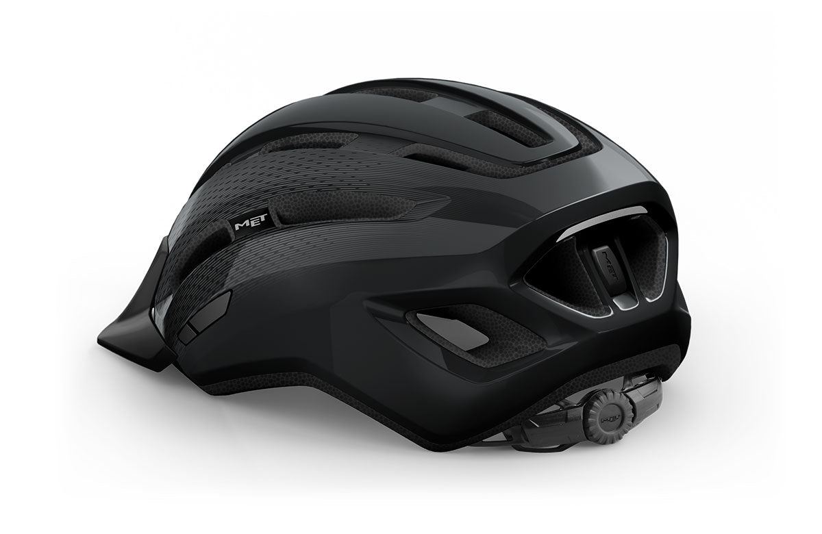 Met Downtown MIPS Black E-Bike and Trekking Touring Helmet with Advanced Brain Protection
