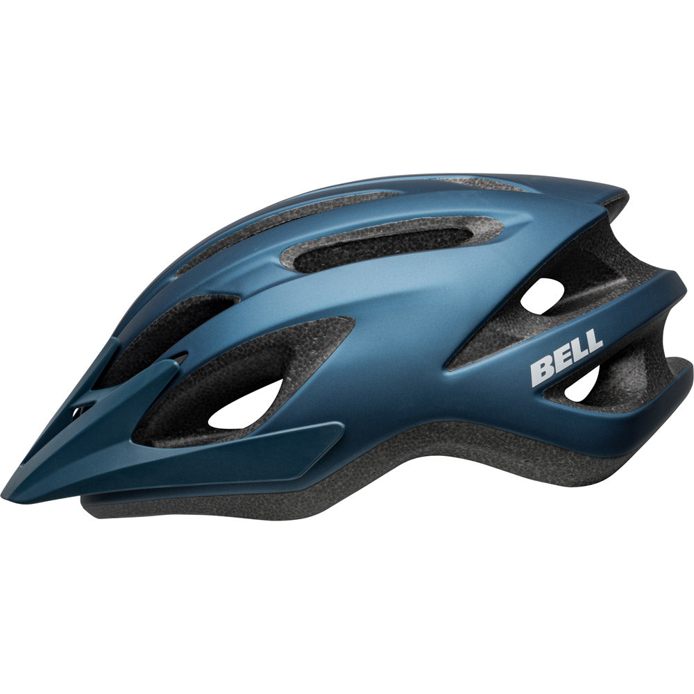 Bell Crest Matte Blue Solid Adult Cycling Helmet Suitable for Head Circumference from 54 to 61 cm