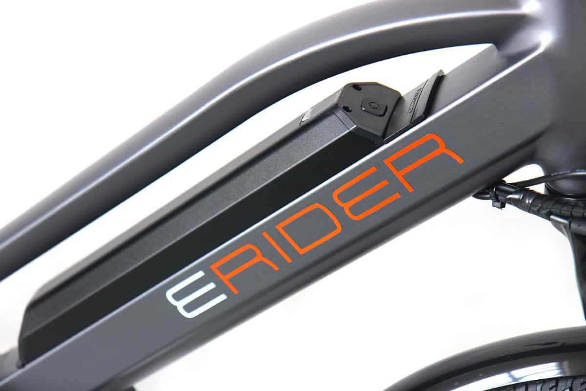E-Rider Xtrail Premium Advanced Electric Commuter and Adventure Bike with 504wh Battery in Grey Color