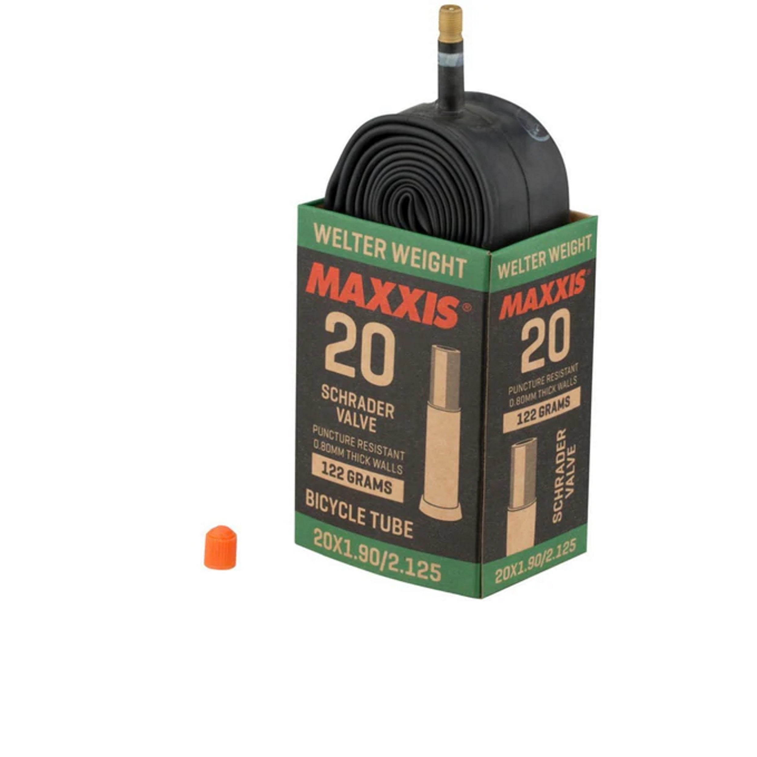 Maxxis 20 x 1.5/2.5 SV 48mm 0.8mm Thick Welterweight Inner Tube for Aggressive Riders