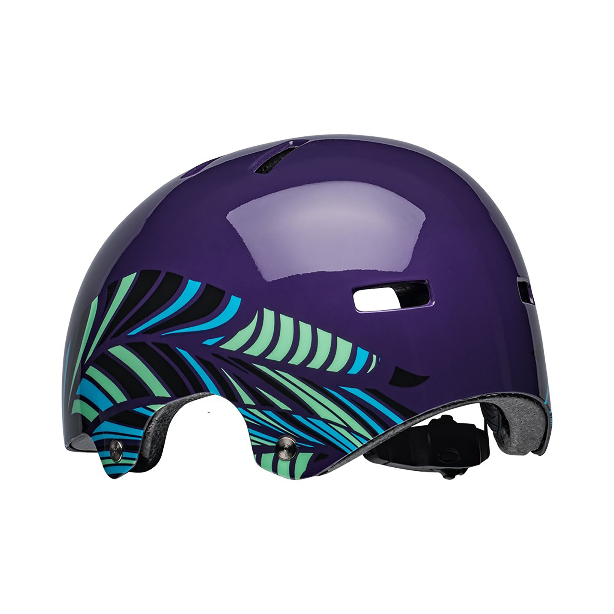Bell Glossy Purple Chapelle Local Skate Helmet with Advanced Fit