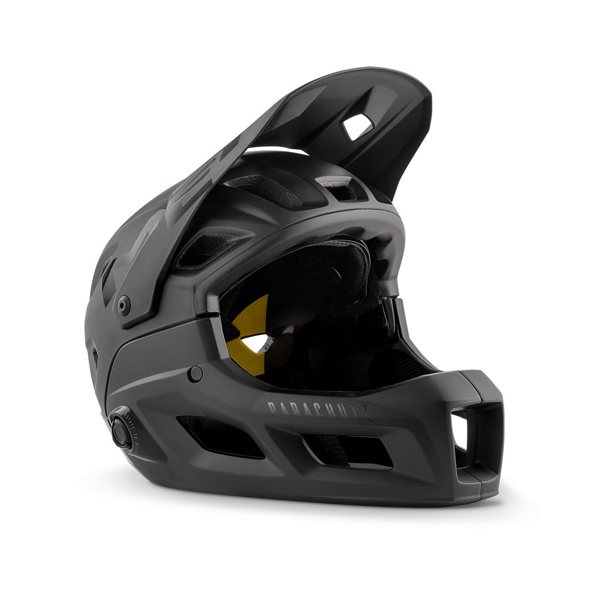 MET Parachute MCR MIPS Convertible Mountain Biking Helmet in Sleek Matt Black Color