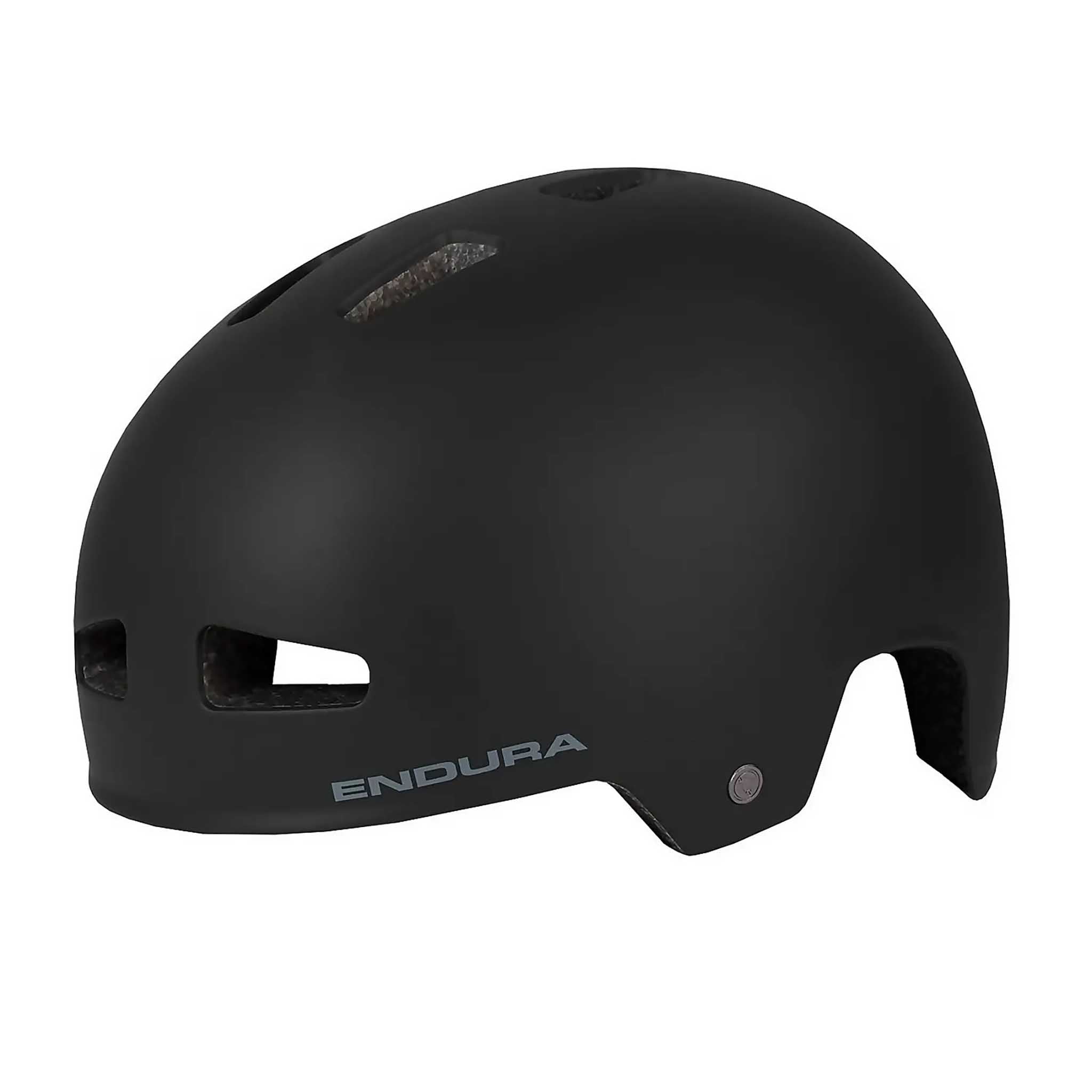 Endura Matt Black Ultra - Lightweight Bicycle PissPot Helmet for Street, Park and Dirt Riding