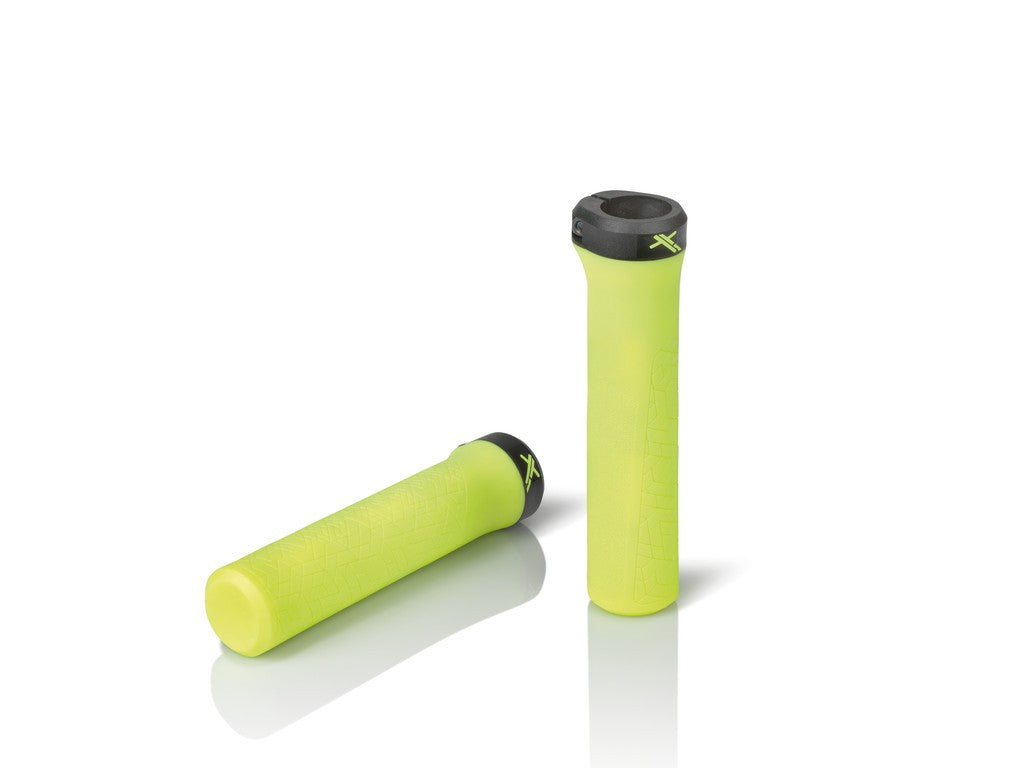 Yellow XLC GR - G26 Ergonomic Lock - On Grips for Excellent Durability