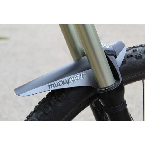 Blue Classic Front Face Fender - Mucky Nutz Guard, Ideal for Pro Riders
