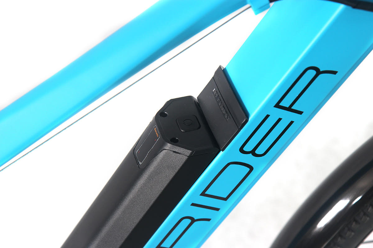 E-Rider Summit Plus Electric Trail and Commuter Bike with 460wh Battery, 26-Inch Wheels, and Blue Finish
