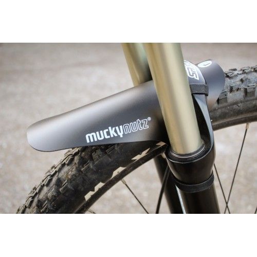 Blue Classic Front Face Fender - Mucky Nutz Guard, Ideal for Pro Riders