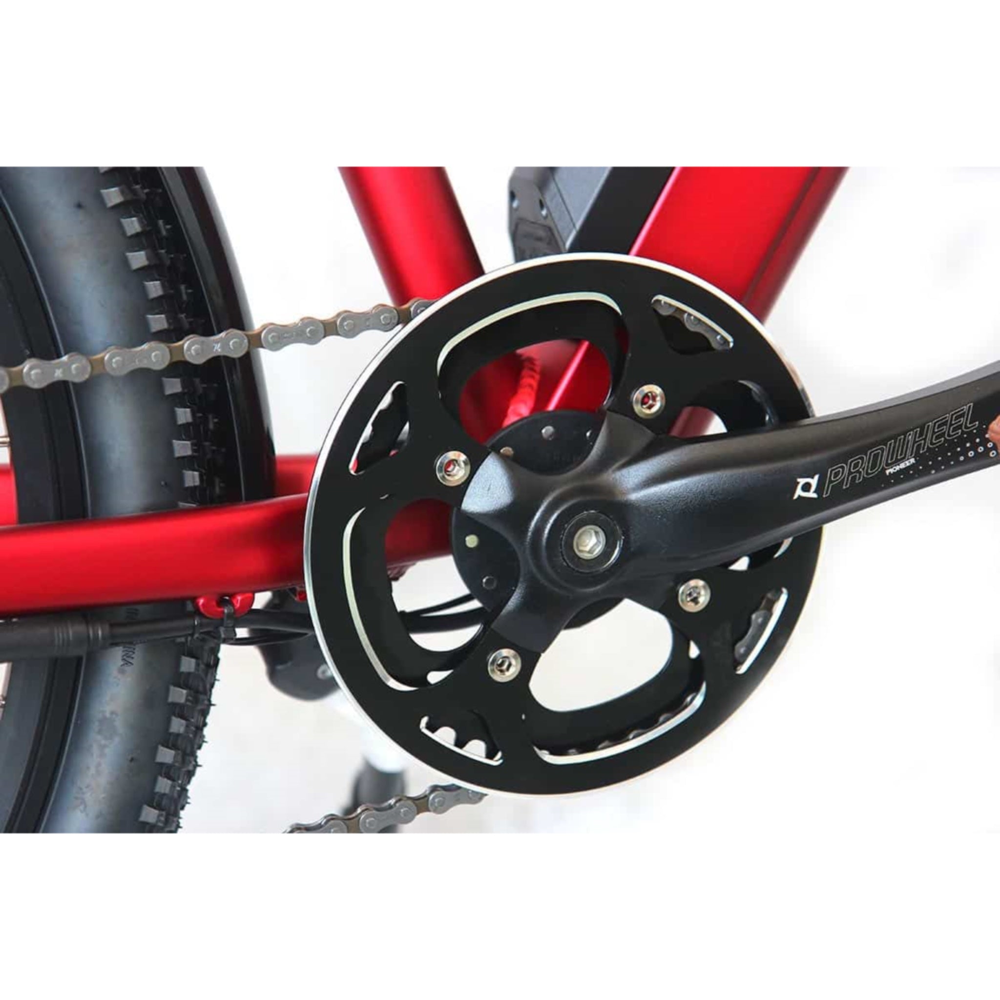 E-Rider Summit Red Electric Bike with 460wh Battery and 27.5 Wheels