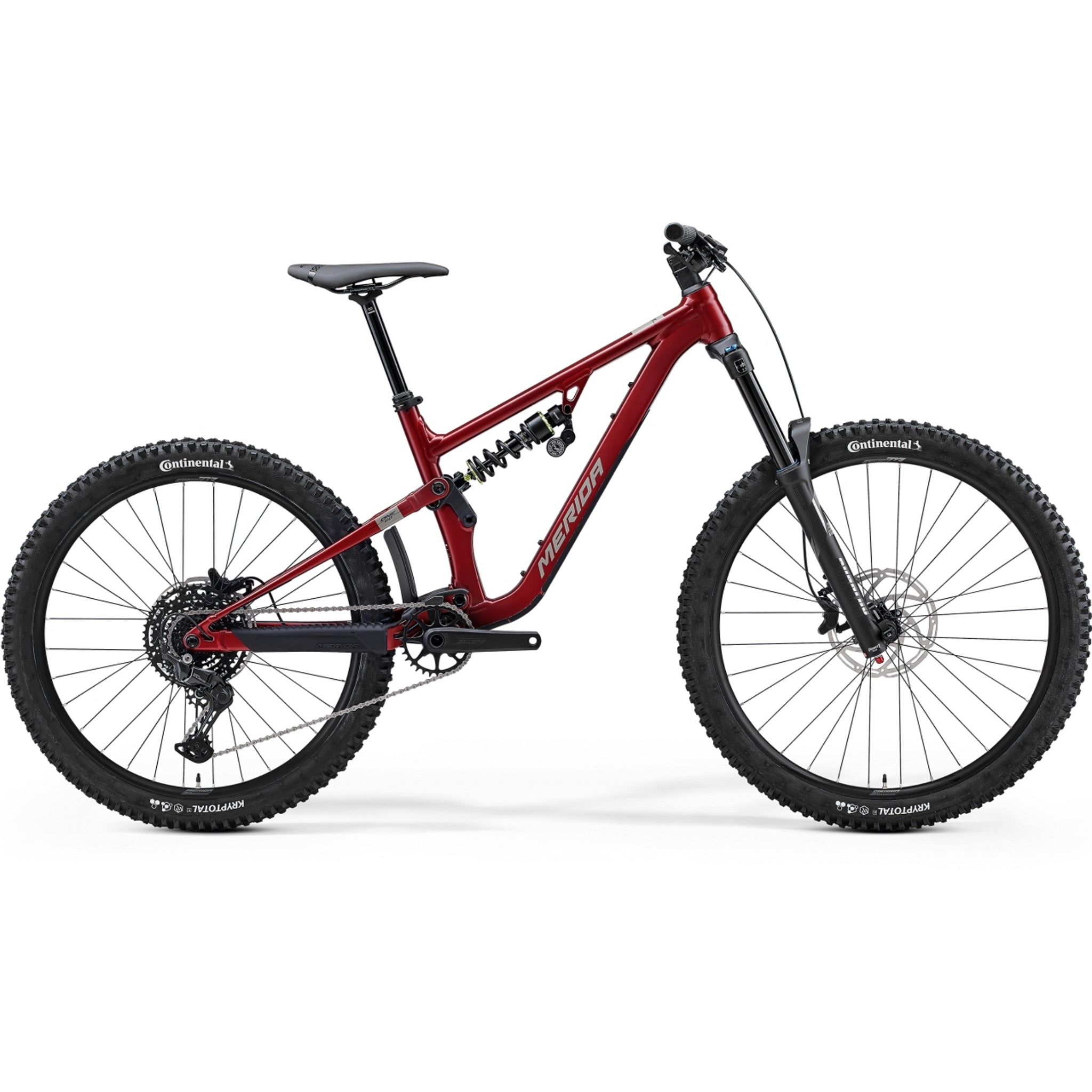 Merida One Sixty FR 400 Enduro Bike Silk Dark Strawberry (Grey/Black)