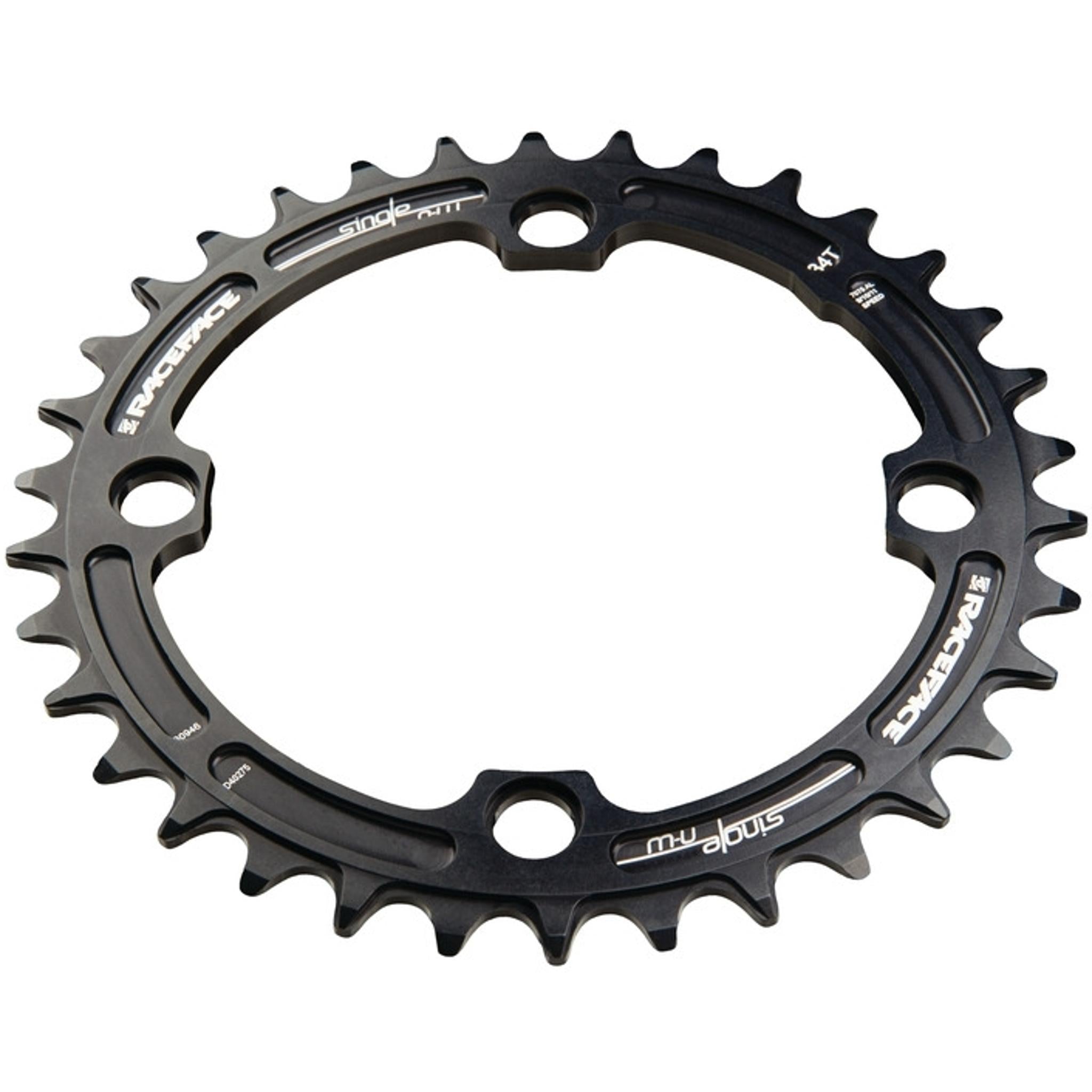 Single Narrow Wide 104X32T Black Race Face Mountain Bike Chainring for High - Performance Cycling