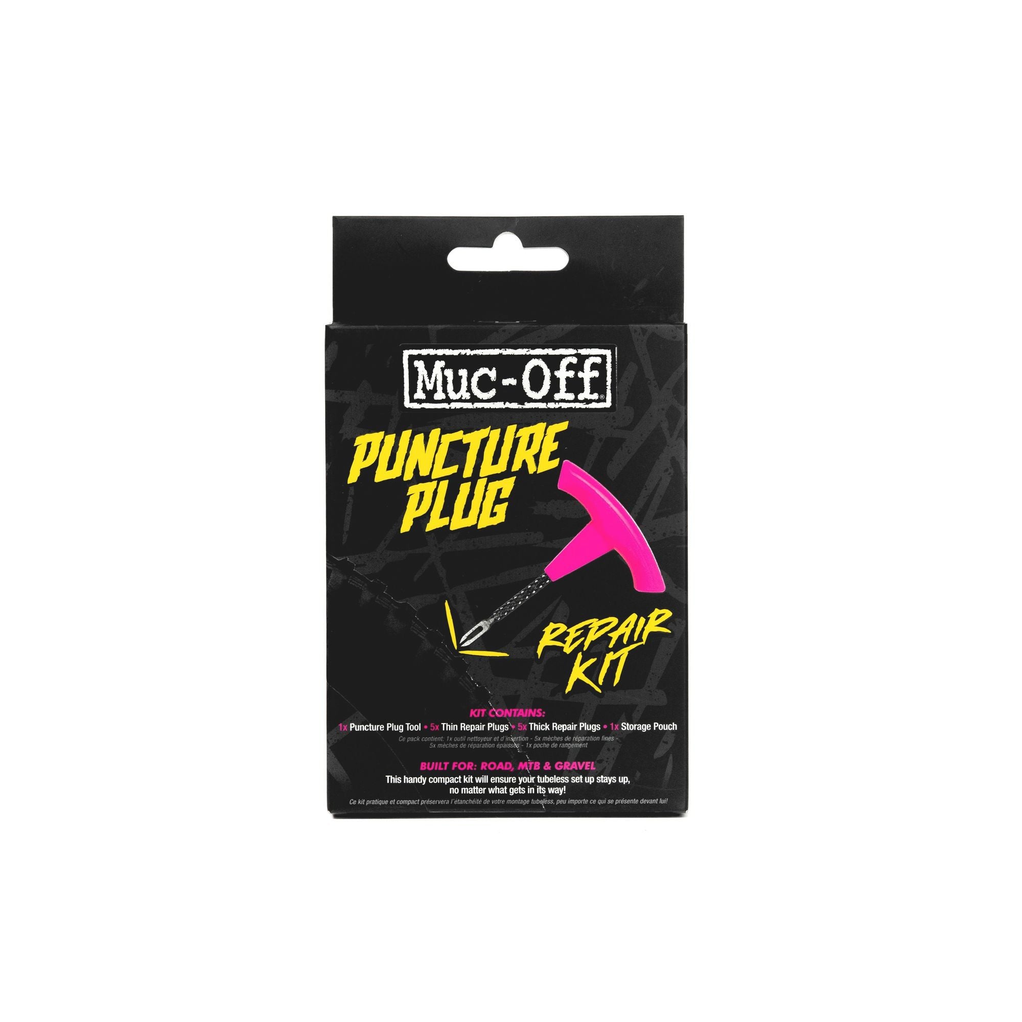 Muc-Off Tubeless Tire Puncture Plug Repair Kit for Bicycles - An Essential Tool for Cyclists