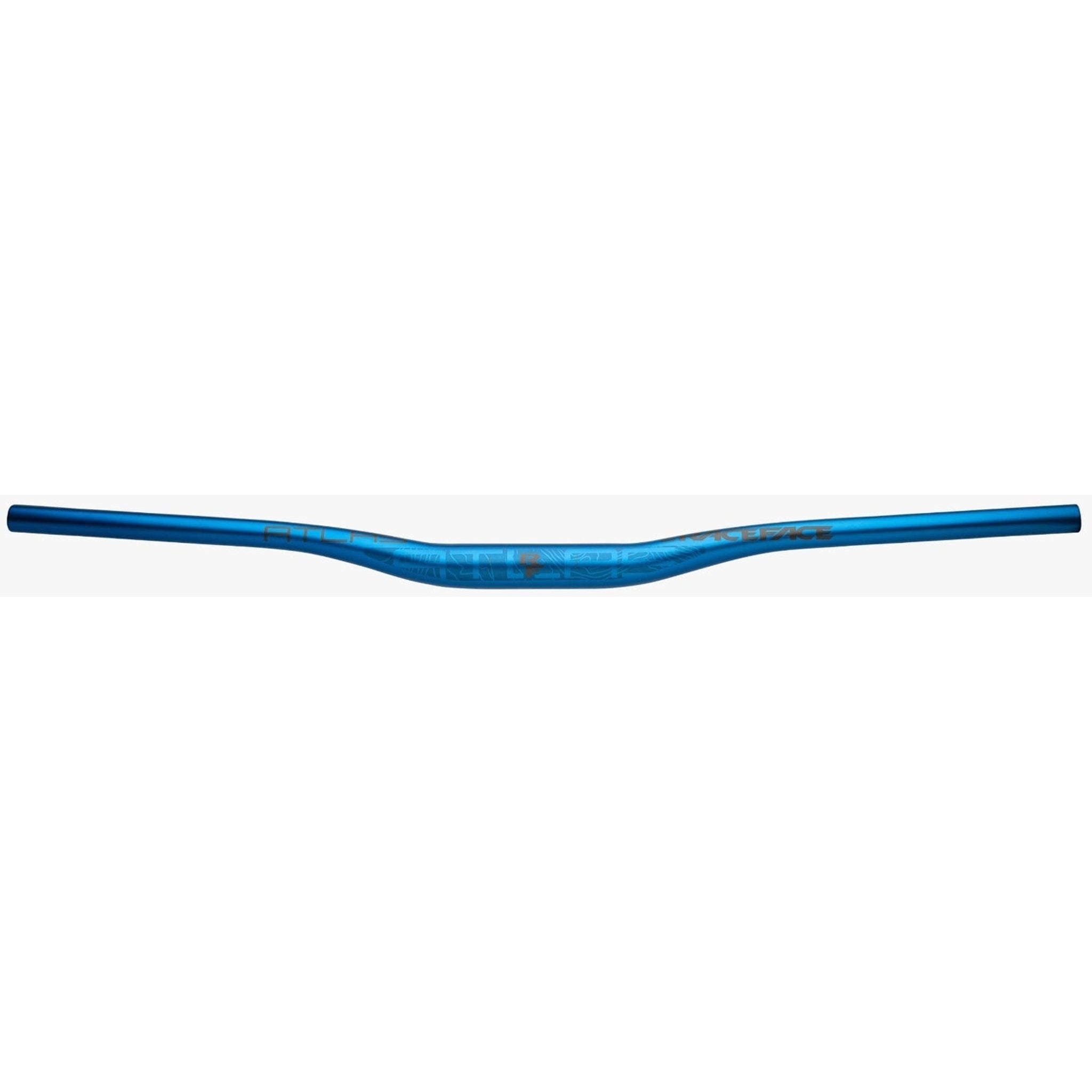 Race Face Atlas 35 Mountain Bike (MTB) Handlebar - 35mm Diameter, 820mm Width, 20mm Rise, Blue Color