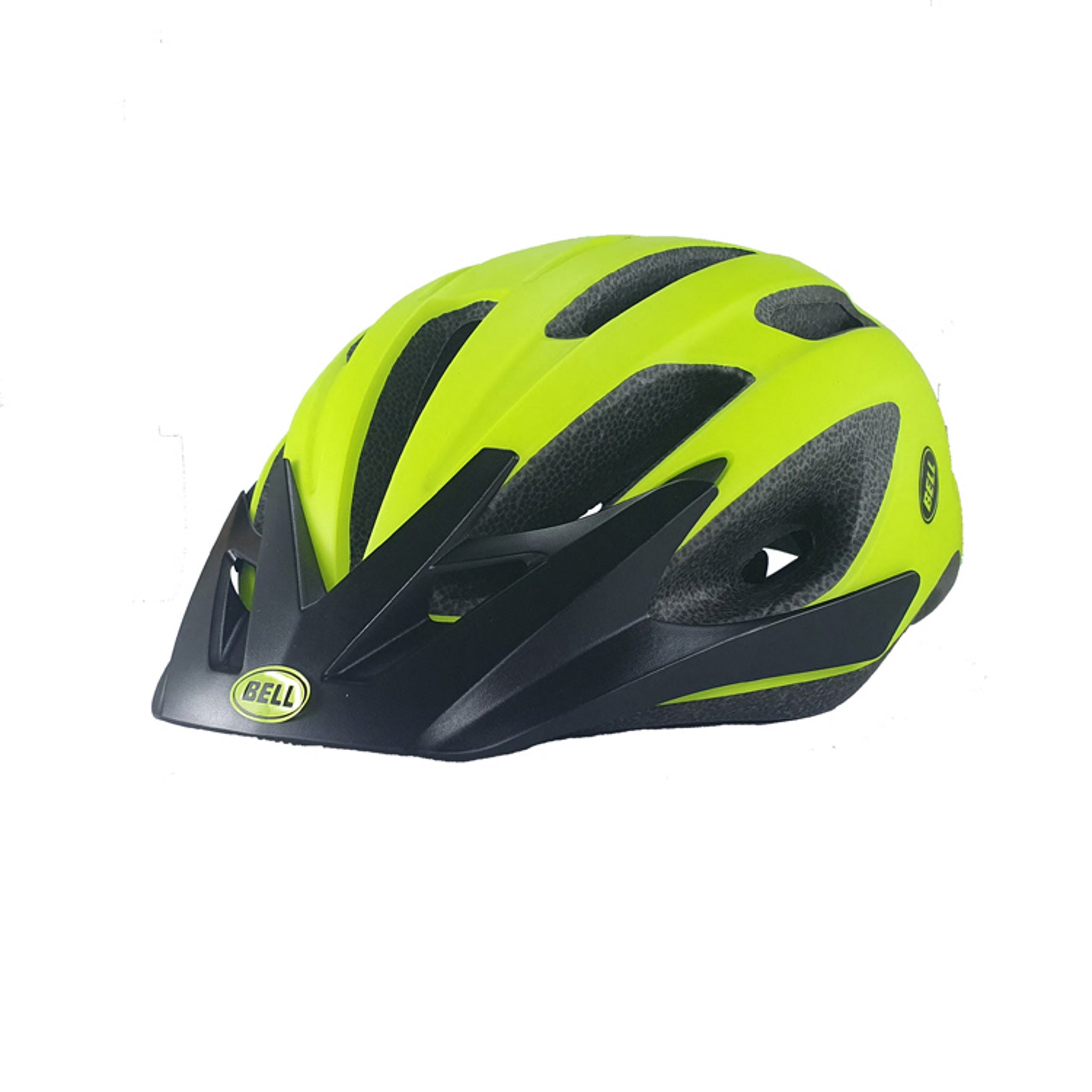 High-Visibility Yellow Bell Crest Cycling Helmet for Active Lifestyles
