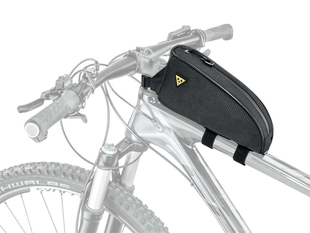 Topeak 0.75L Black Top Tube Mounted TopLoader Bag - Ideal Storage for Bikepackers