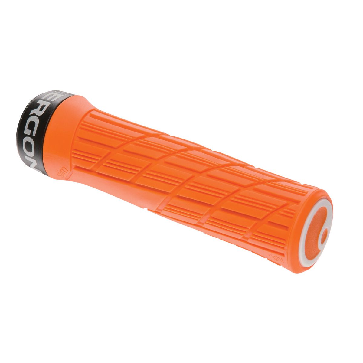 Ergon GE1 Evo Slim Factory Cycling Grips in Frozen Dark Orange Color