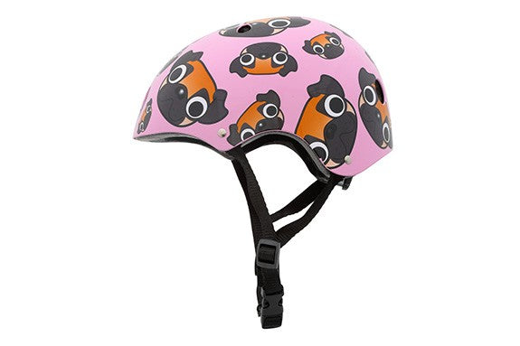 Mini Hornit LIDs Cool Kids Helmet with Pug Puppies Design