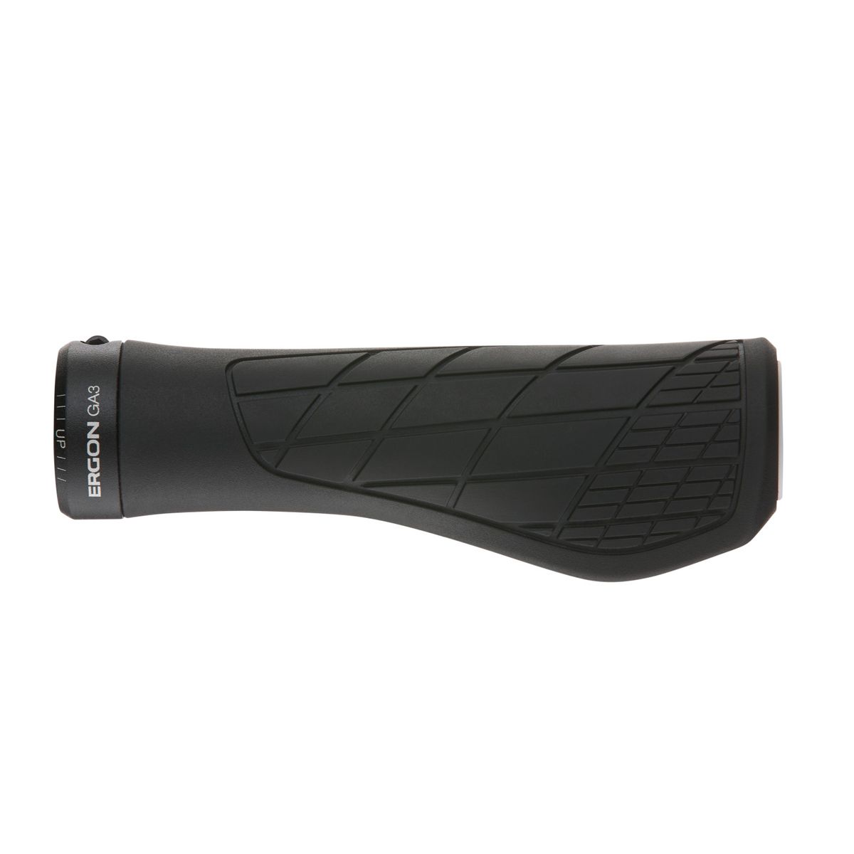 Ergon GA3 Large Black Mountain Bike Grips with Mini - Wing for Optimal Comfort