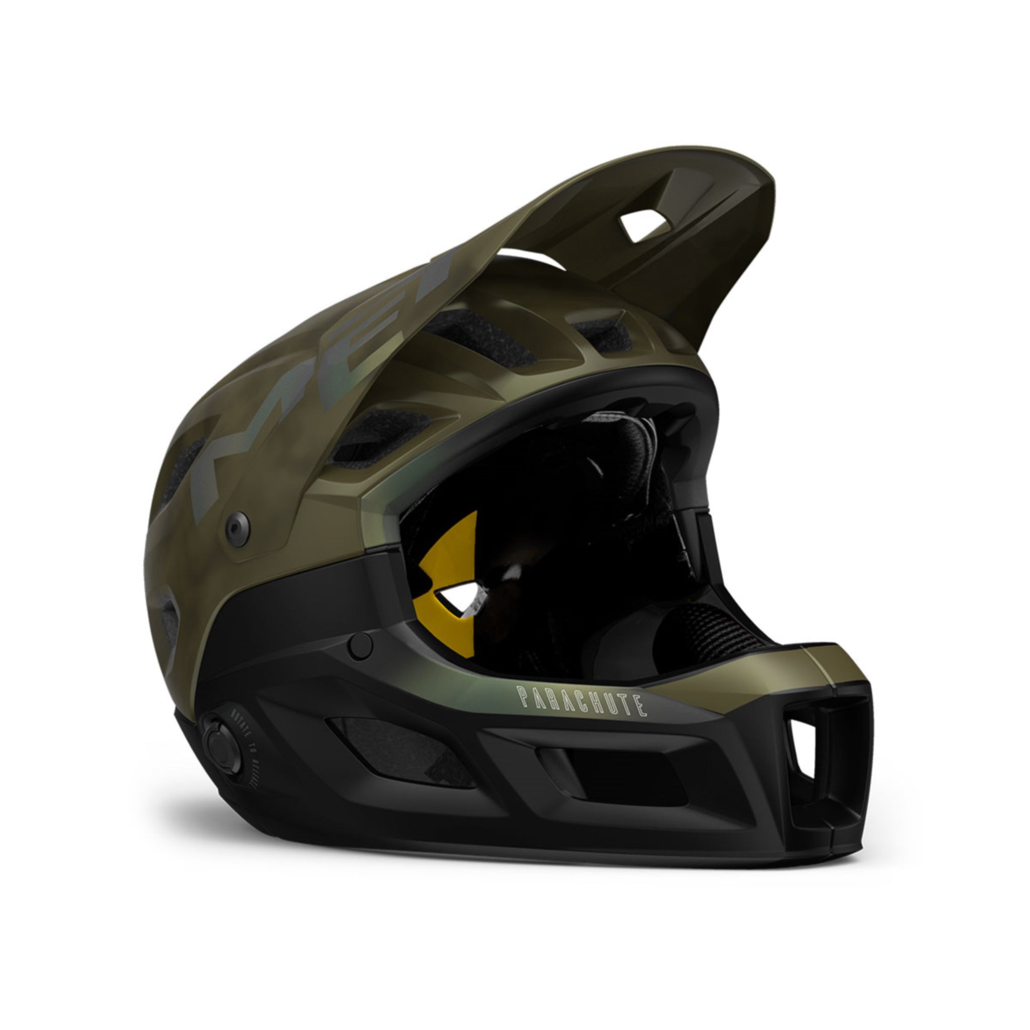 Met Parachute MCR MIPS Convertible Helmet with Stunning Kiwi Iridescent Finish