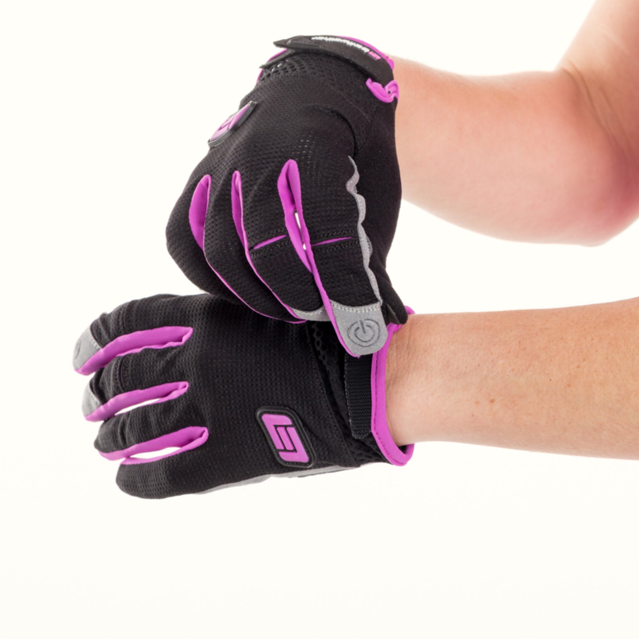 Bellwether Fashionable Women’s Direct Dial Cycling Gloves in Fuchsia Color