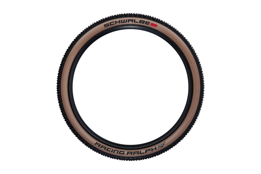 Schwalbe Racing Ralph 29 x 2.35 Evolution Folding Addix Speed Red TL-Easy SuperRace Tyre with Transparent Sidewall