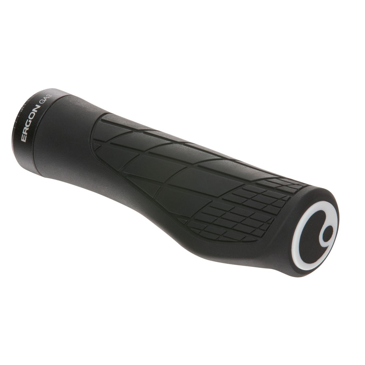Ergon GA3 Large Black Mountain Bike Grips with Mini - Wing for Optimal Comfort