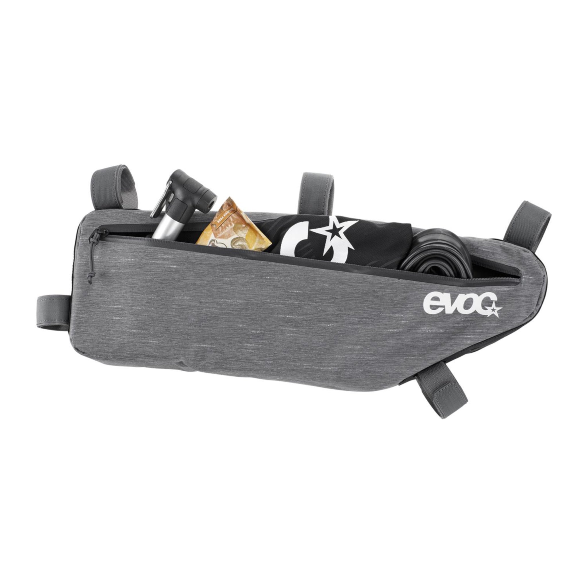 Evoc Medium-sized 3.5L Frame Pack in Carbon Grey for Bicycles