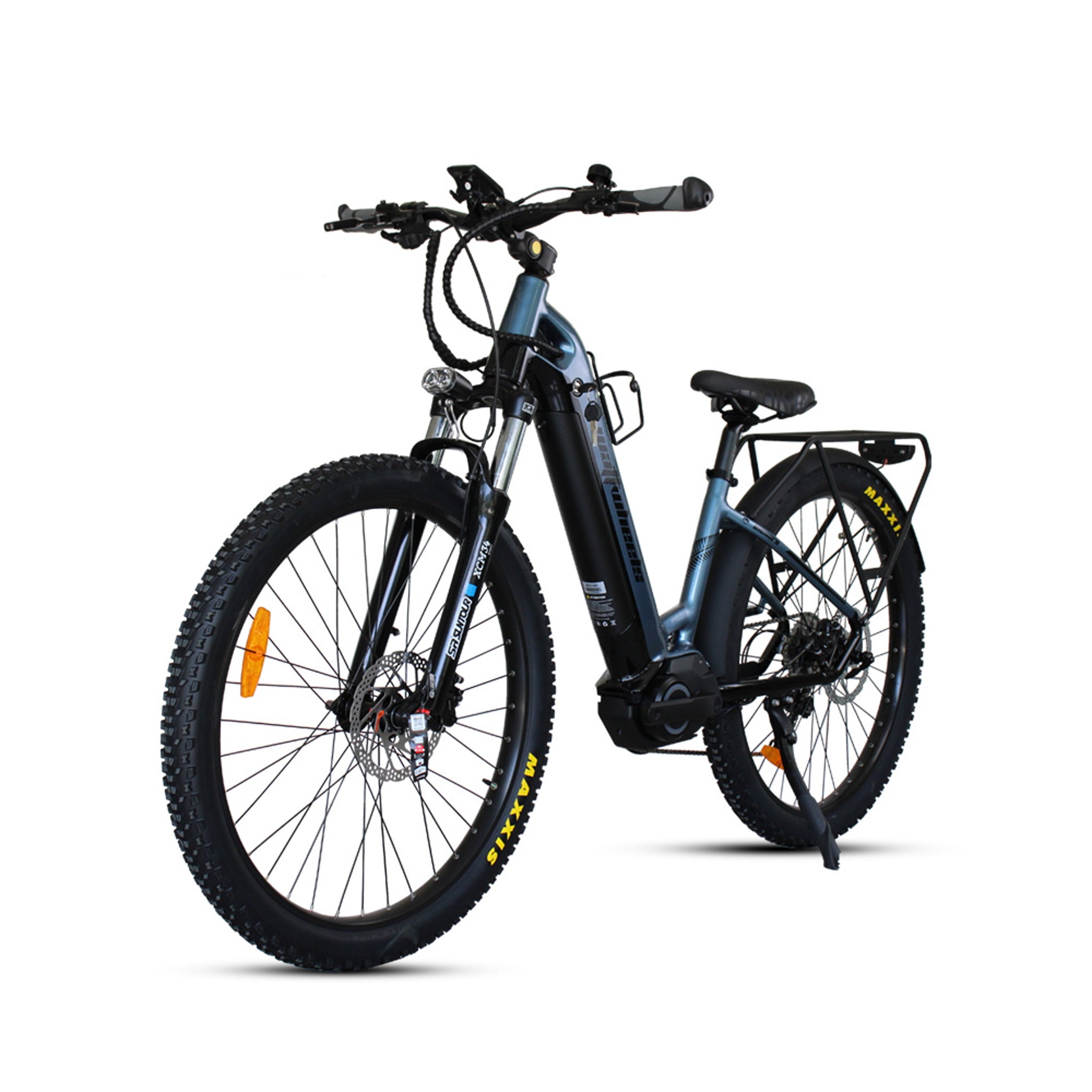 Watt Wheels Bighorn LS Electric Bike with 720Wh Battery in Gloss Stone Blue
