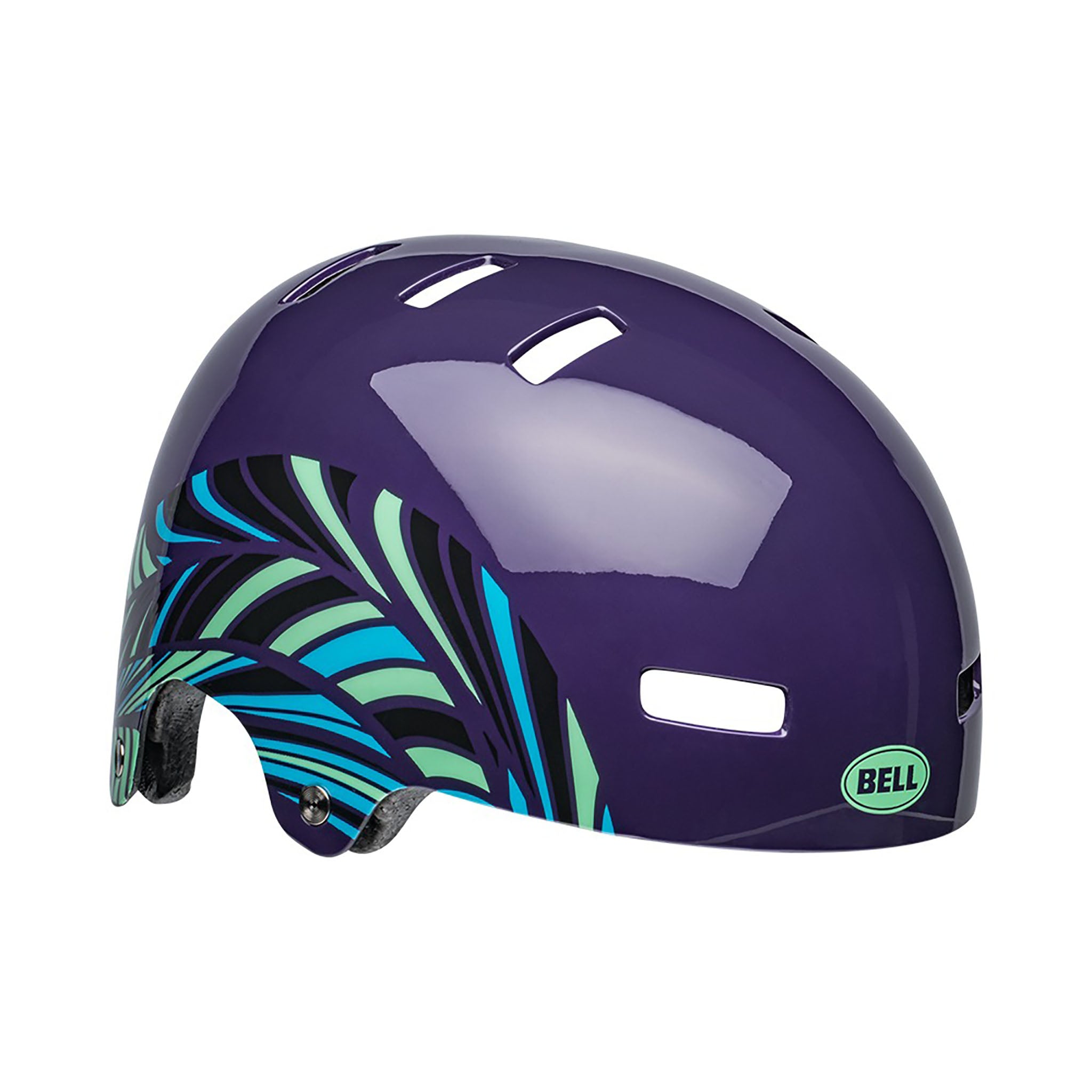 Bell Glossy Purple Chapelle Local Skate Helmet with Advanced Fit