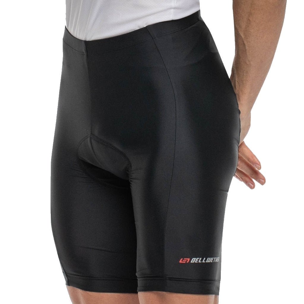 Bellwether Men's Version 2 Black O2 Cycling Shorts for Active Males