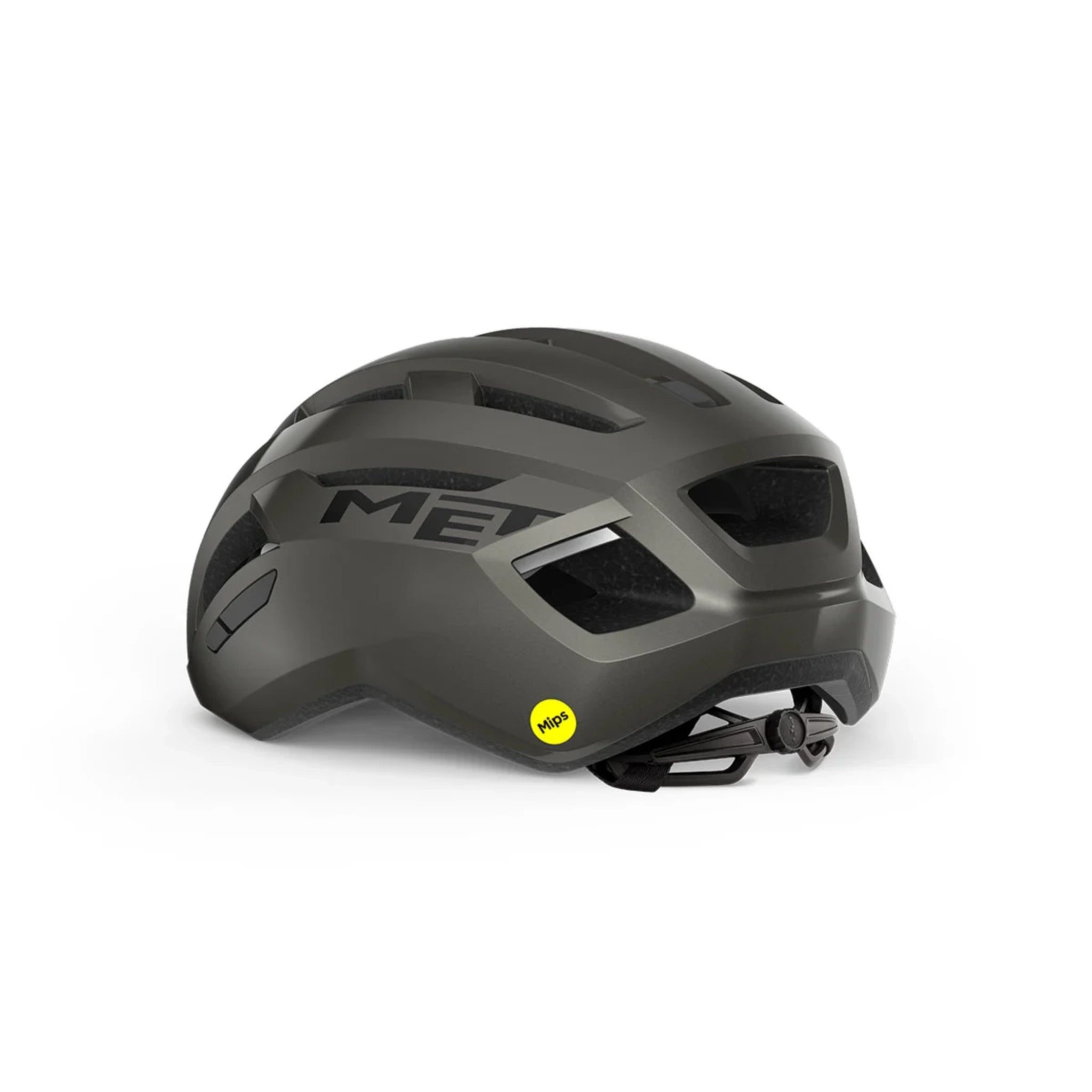 Met Vinci MIPS Professional Cycling Helmet in Titanium Metallic Color