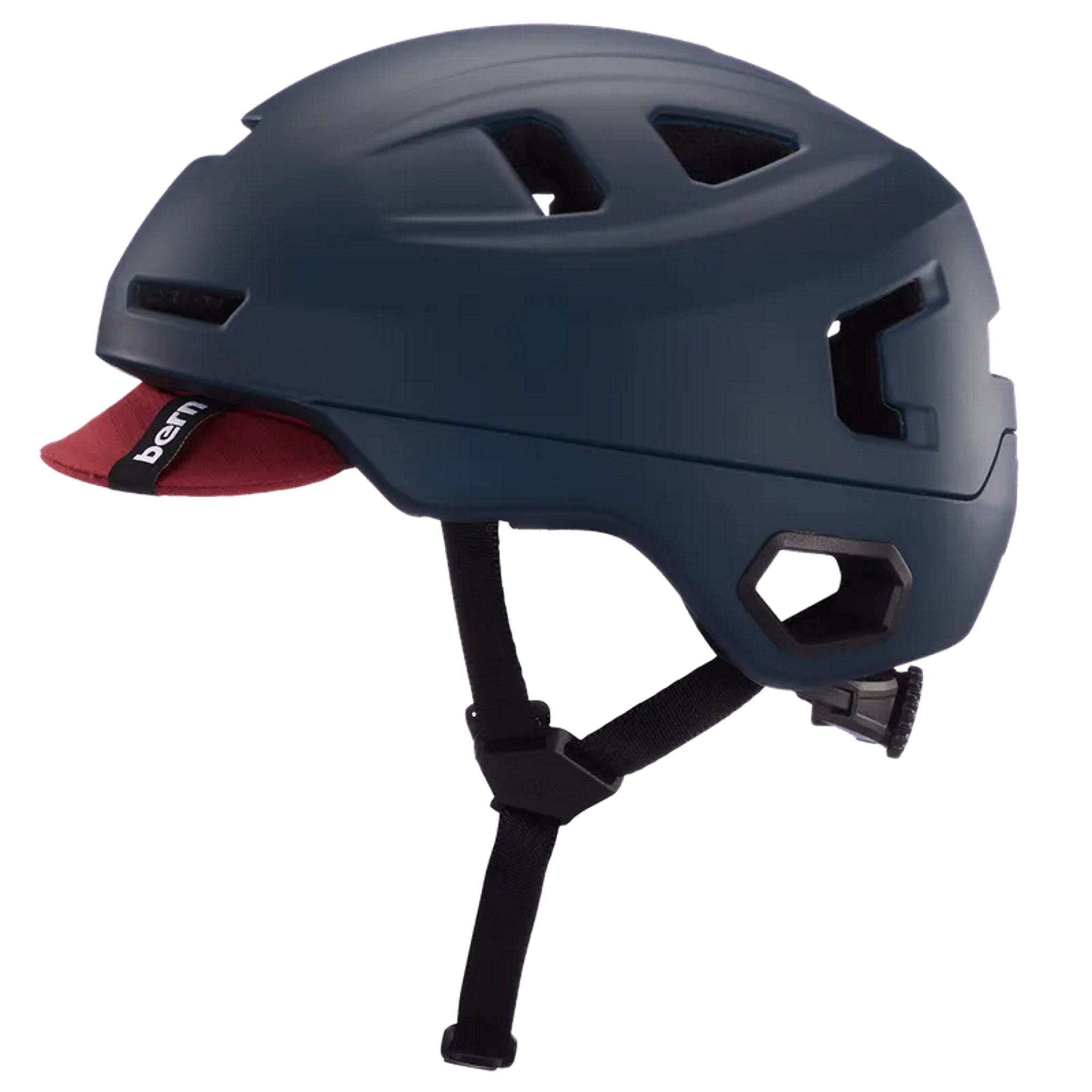 Bern Hudson MIPS Matte Navy Helmet - Award - Winning, Low - Profile & Safe
