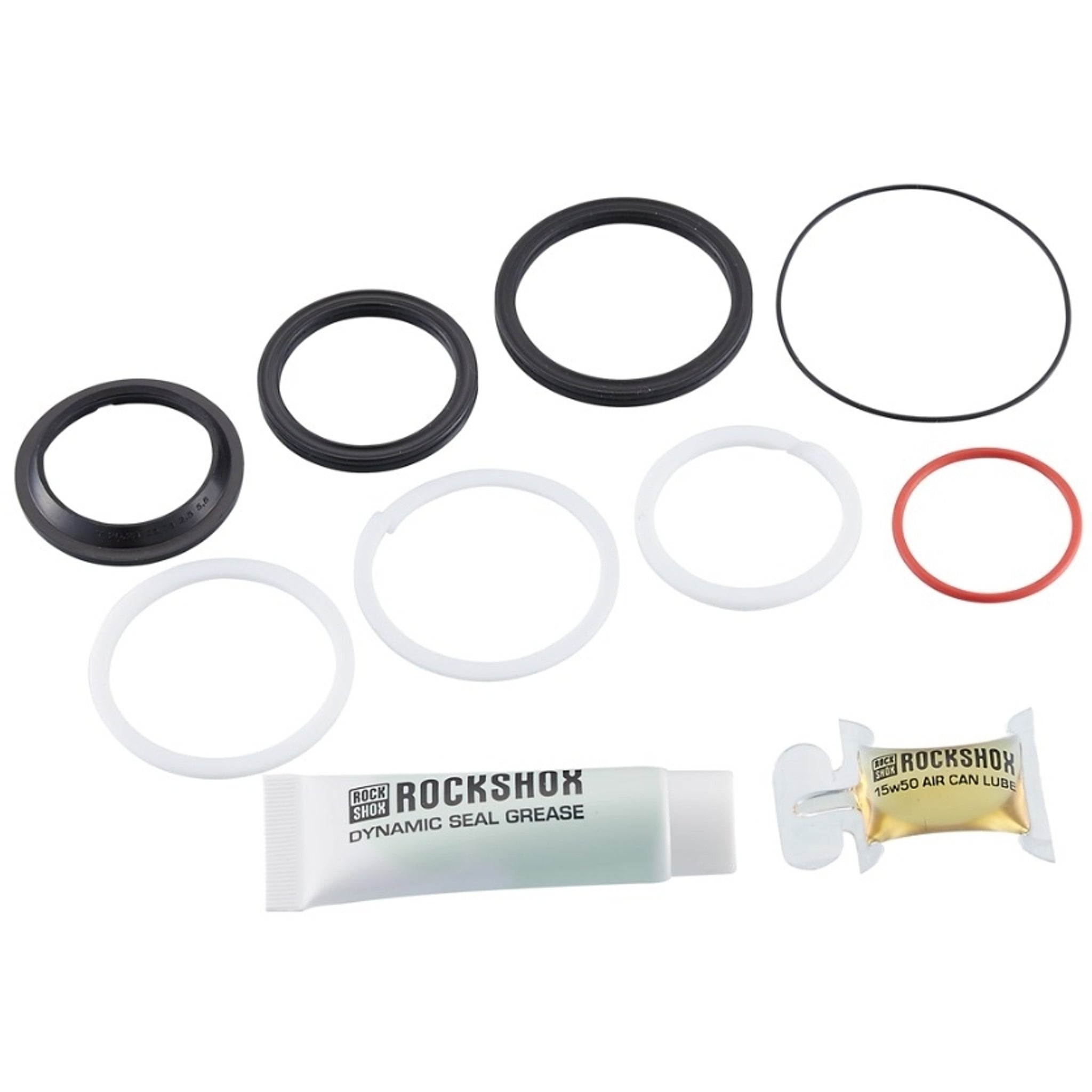 Rockshox Rear Shock Air Can Maintenance Service Kit with Seal Grease and Oil