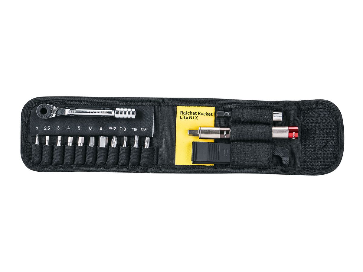 Topeak Torq Wrench Ratchet Rocket Lite NTX Multi - function Bicycle Repair Tool with 19 Functions