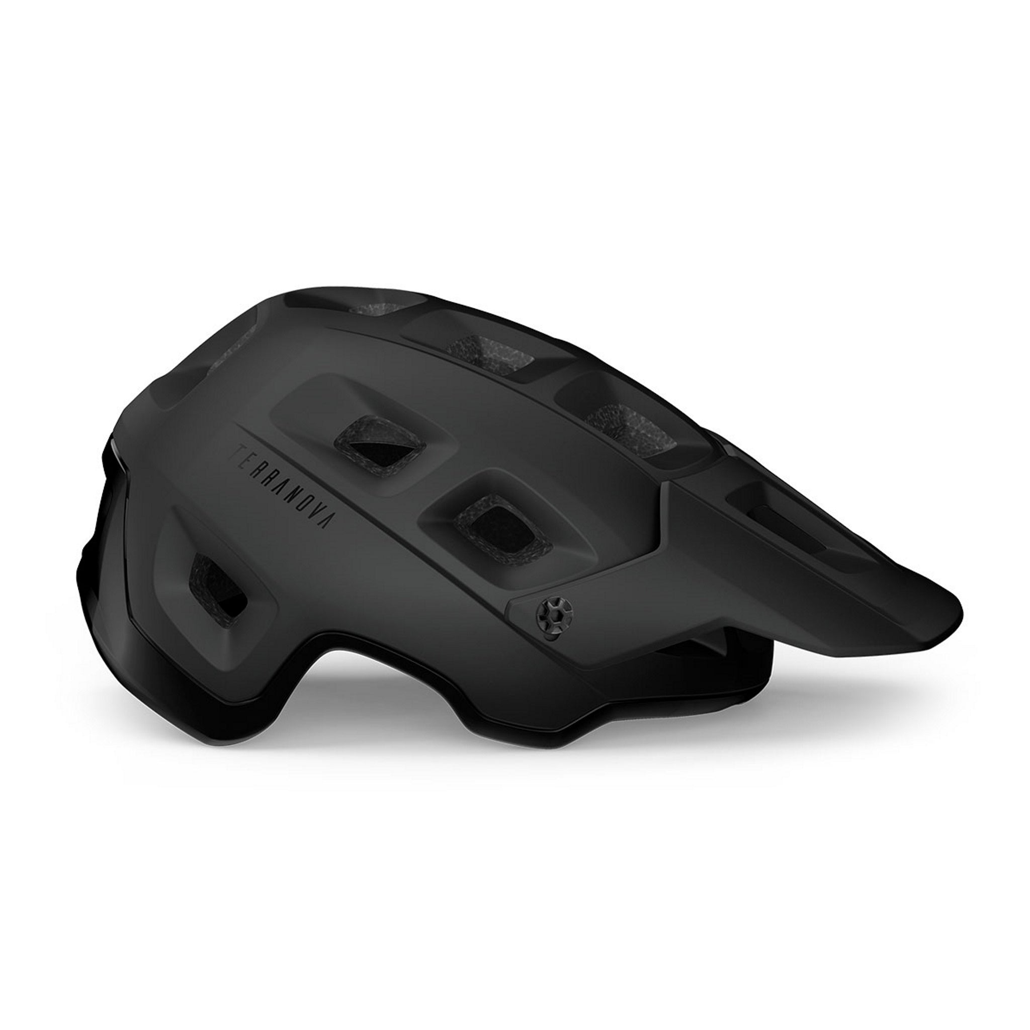 MET Terranova MIPS Trail and E-Bike Riding Helmet in Sleek Black Color