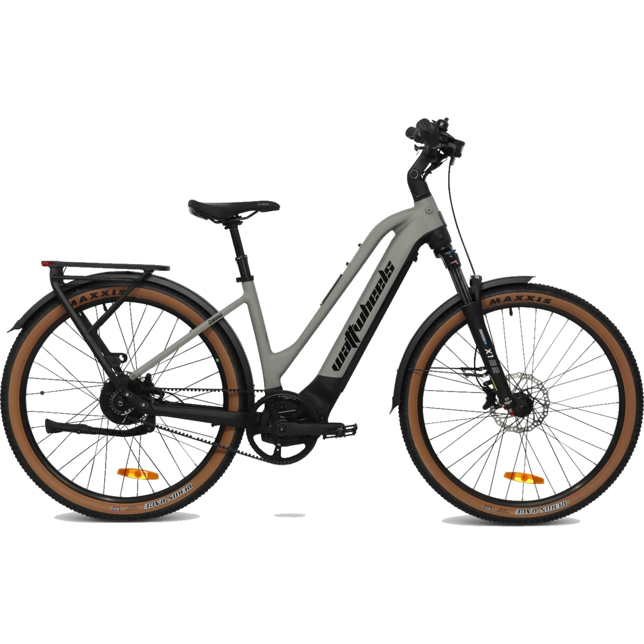 Watt Wheels Bene V1.5 720Wh Battery Electric Hybrid Bike in Sand Color