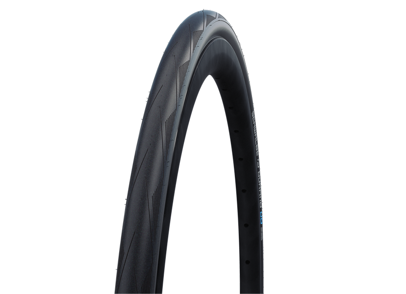 High - Performance Schwalbe Folding Bicycle Tyre, Durano DD, 700 x 25 Size with Graphite Sidewall and RaceGuard HS464 for Excellent Commuting and Training