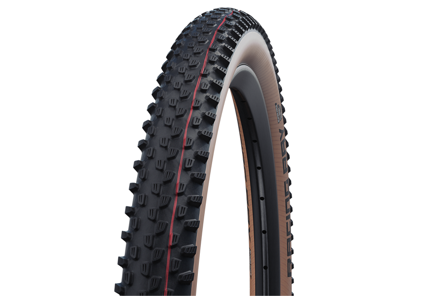Schwalbe High - Performance Racing Bicycle Tyre - Racing Ray, 29 x 2.35 Size, Evolution Folding Type, Addix SpeedGrip Compound (blue), TL - Easy SuperGround HS489
