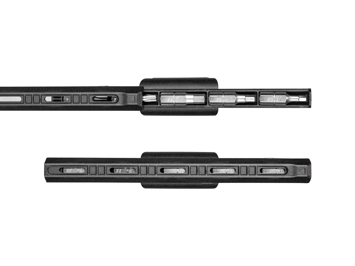 Topeak Compact Adjustable Mechanical Torq Stick Wrench 2 - 10Nm with 5 Tool Bits