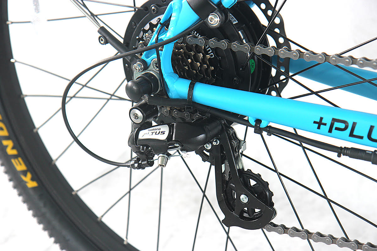 E-Rider Summit Plus Electric Trail and Commuter Bike with 460wh Battery, 26-Inch Wheels, and Blue Finish