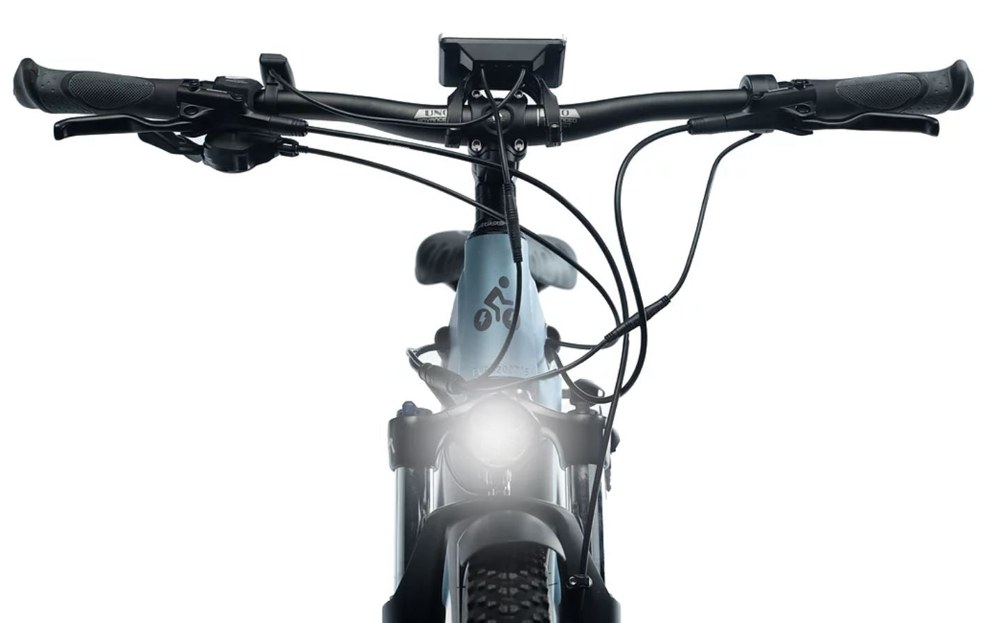Watt Wheels Bighorn LS White Electric Commuter and Trail Bike with 672wh Battery