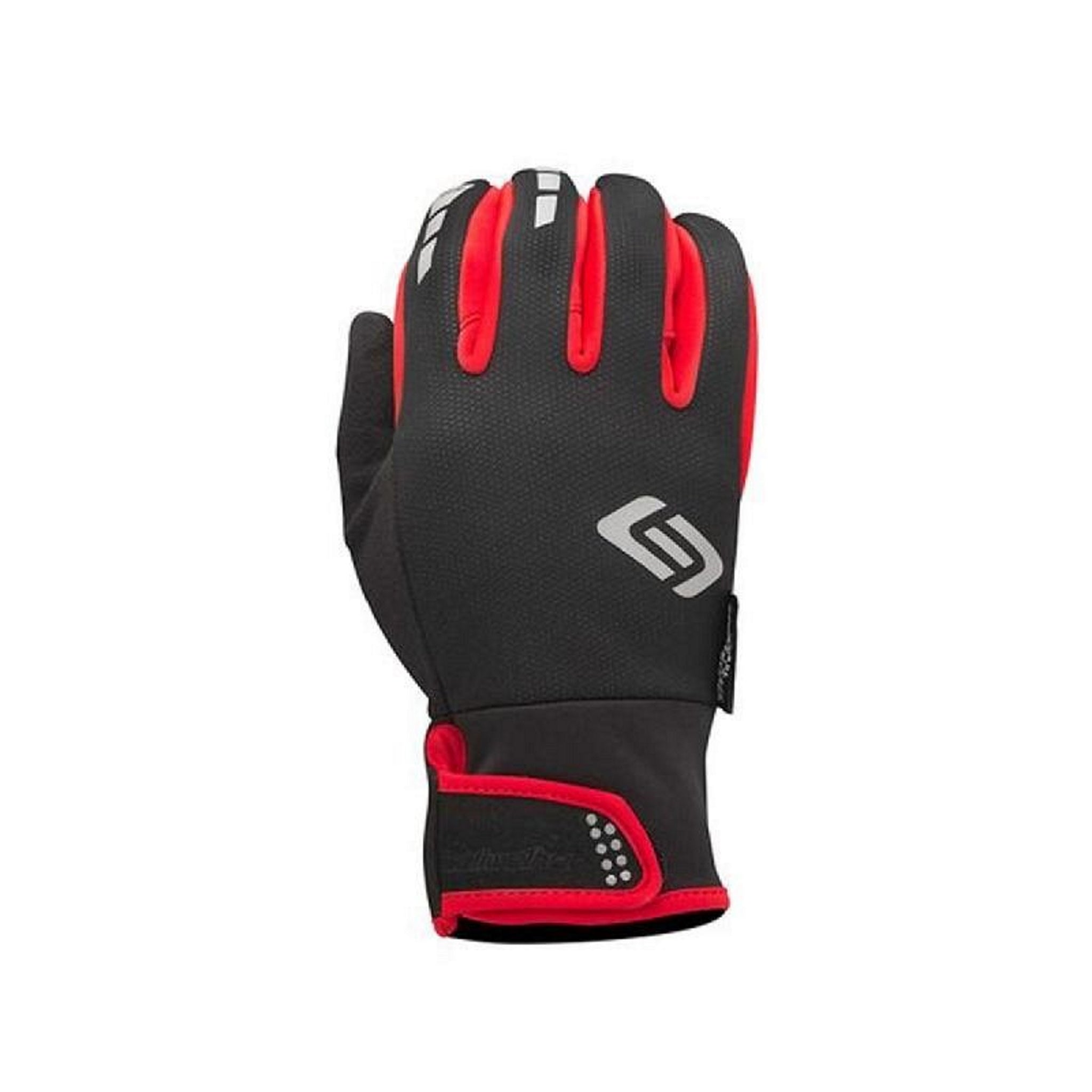 Bellwether Men's Coldfront Winter Gloves in Black and Ferrari Red - Ideal for Cold Weather Outdoor Activities