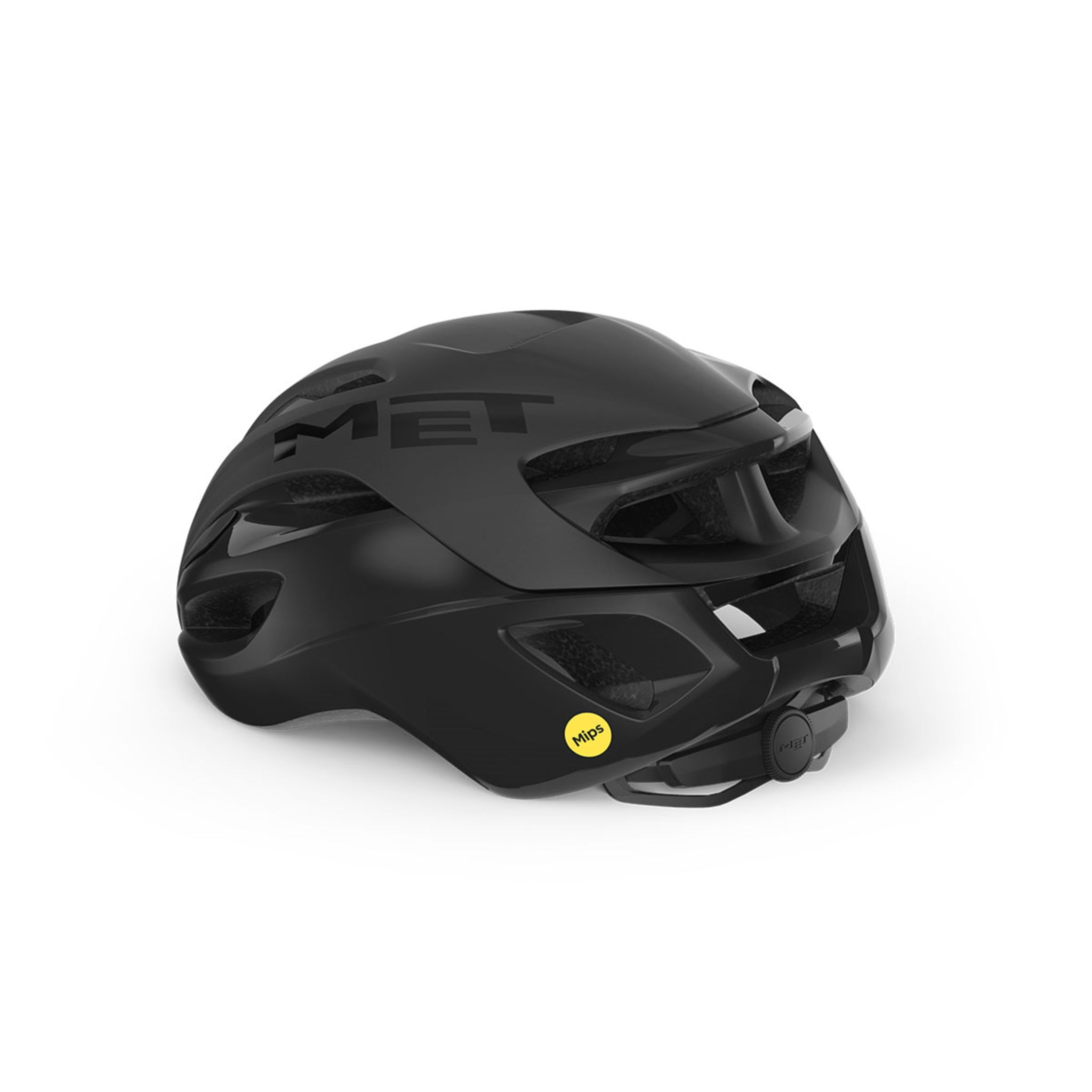 MET Rivale MIPS Road Cycling Helmet in Sleek Black Color