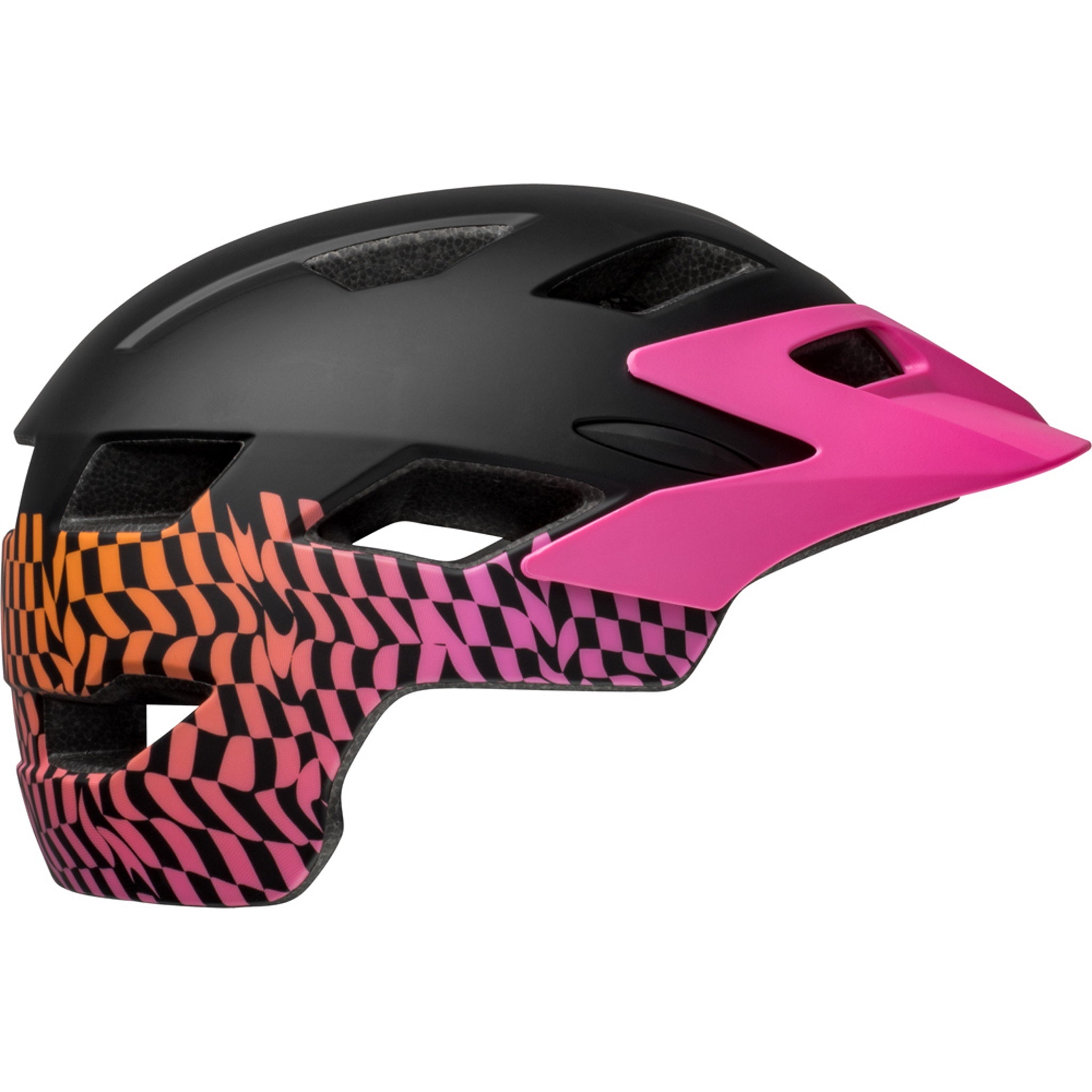 Matte Pink Bell Sidetrack Youth Helmet with Universal Fit