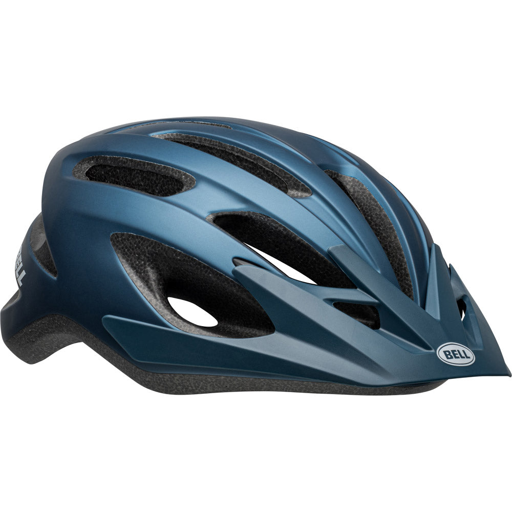 Bell Crest Matte Blue Solid Adult Cycling Helmet Suitable for Head Circumference from 54 to 61 cm