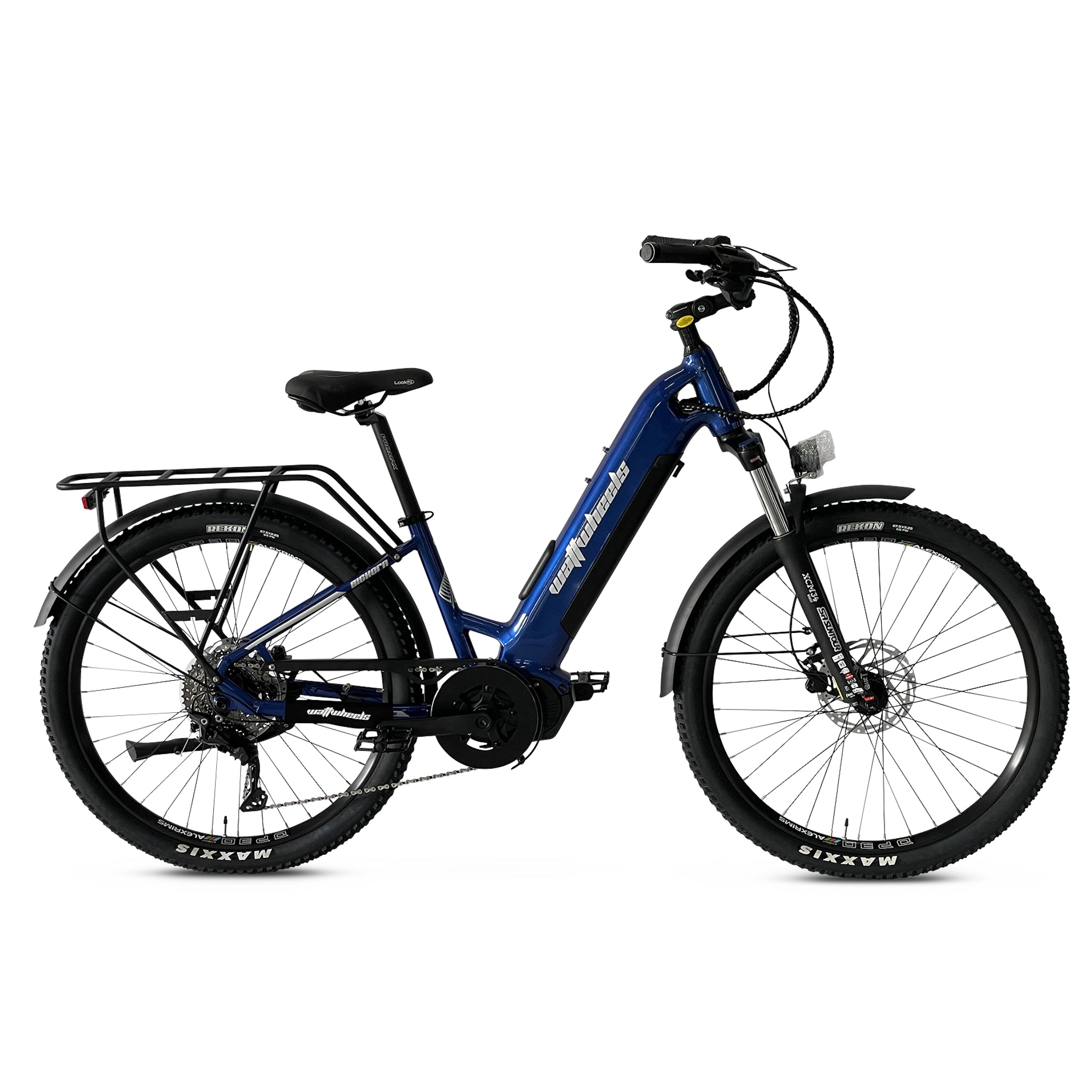 Wattwheels Bighorn LS High - Performance Electric Hybrid Bicycle with a 720Wh Battery in Deep Sea Blue Color