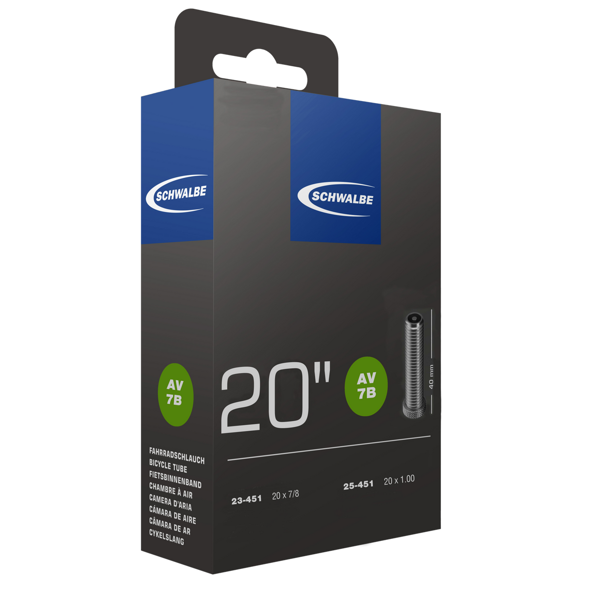 Schwalbe SV15 Presta 60mm 700x18 - 28 High - Quality Inner Tube, 105g