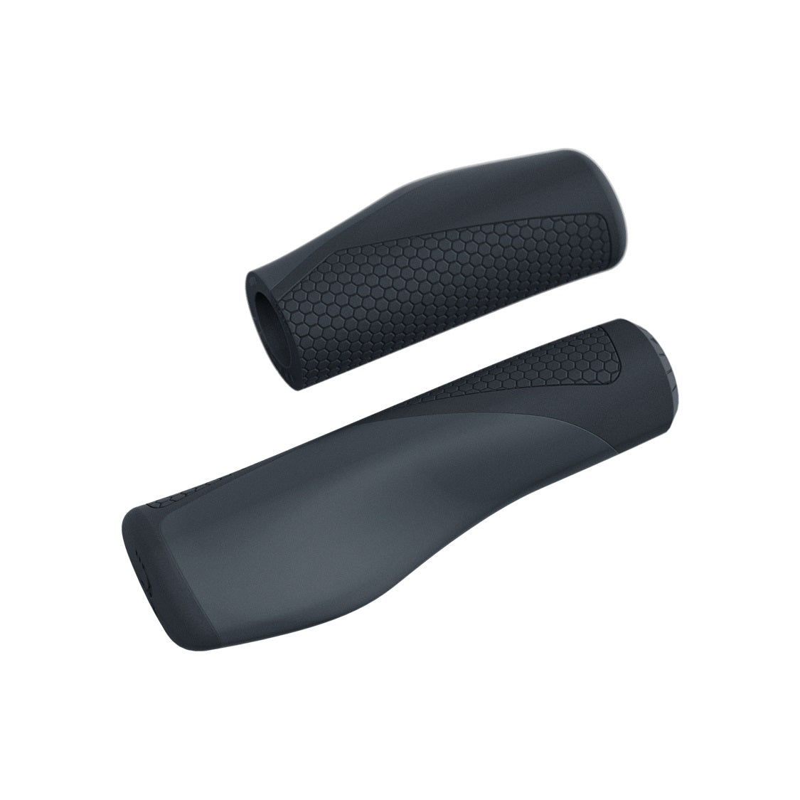 BBB Boa Ergonomic Kraton Twist-Shift Grips in Black and Grey with 130/92mm Size