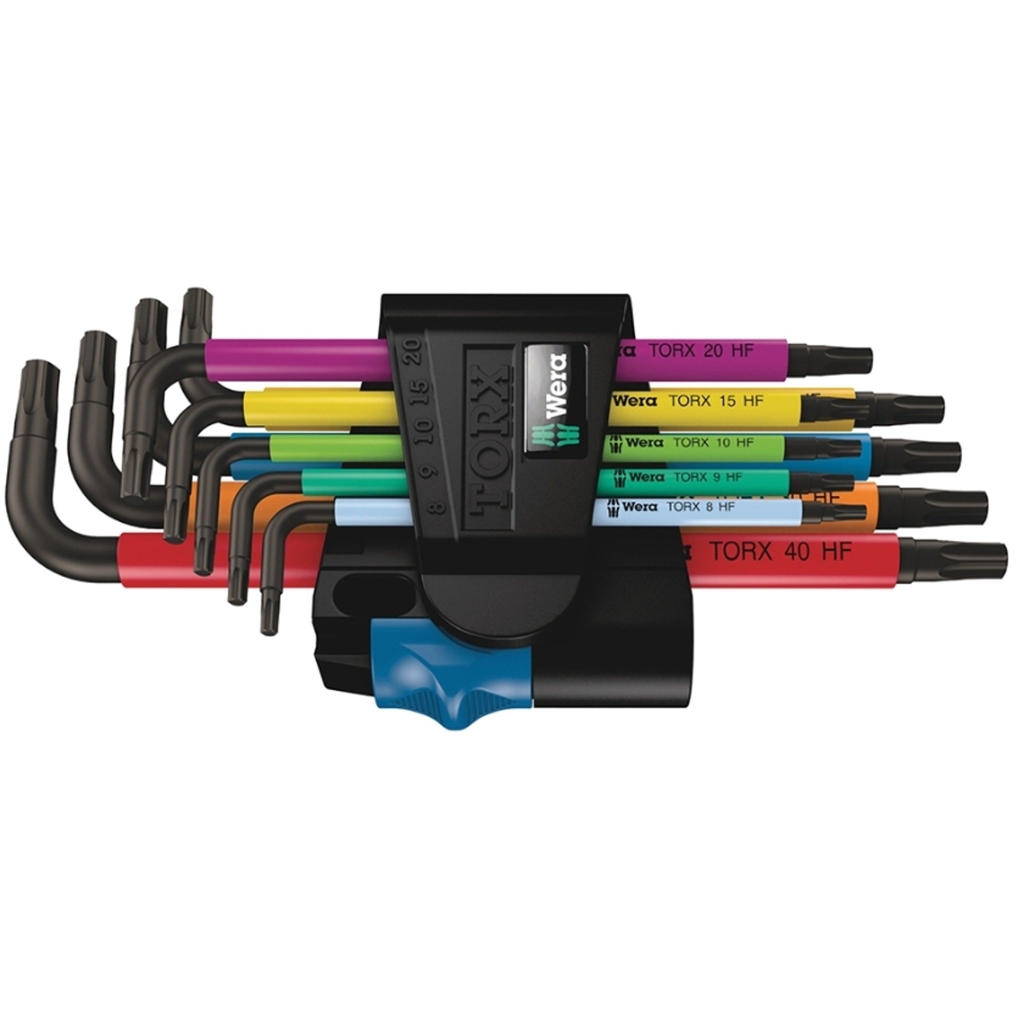 9-Piece Wera L-Key Set with Secure Holding Function